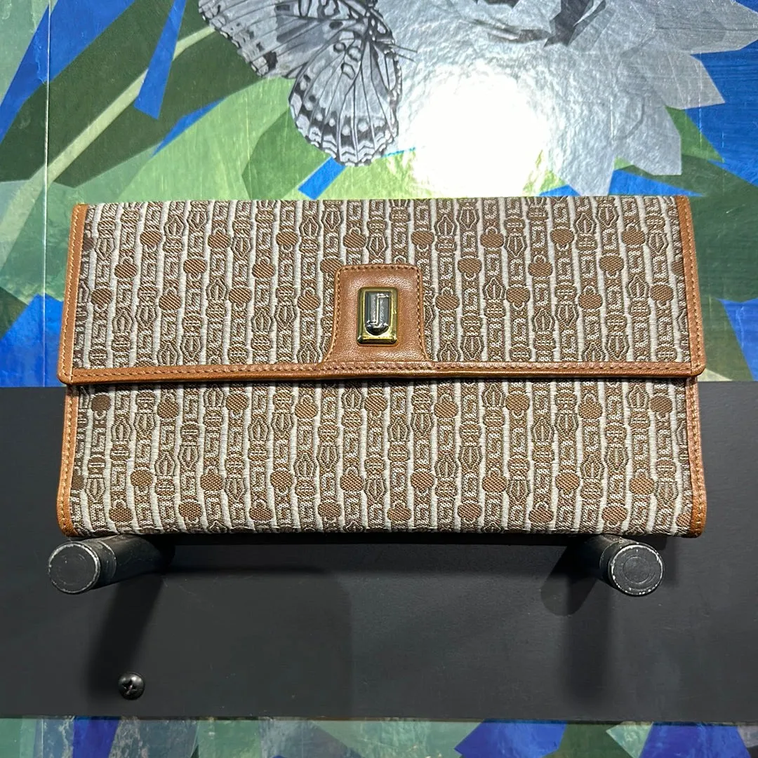 Vintage: Judith Leiber Fabric Long Wallet
