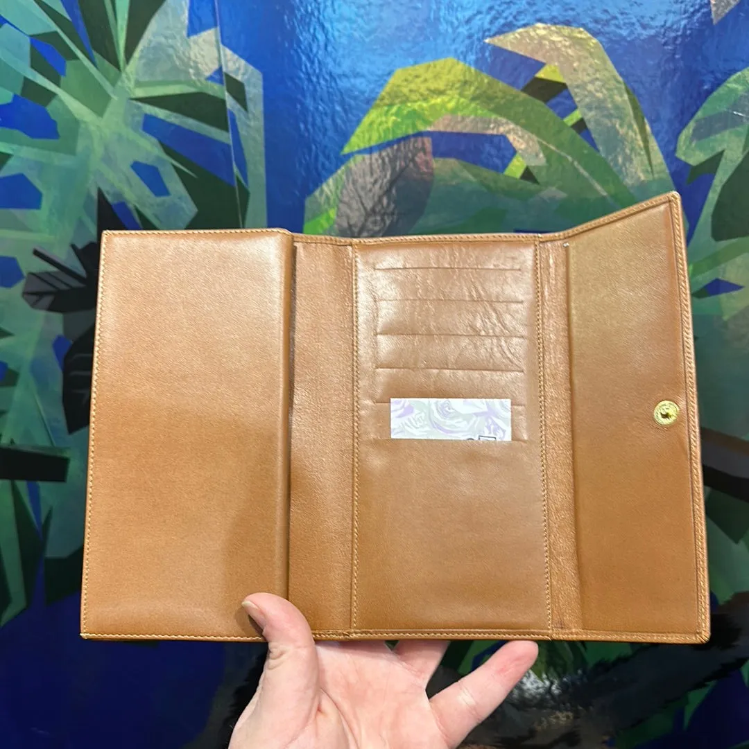 Vintage: Judith Leiber Fabric Long Wallet