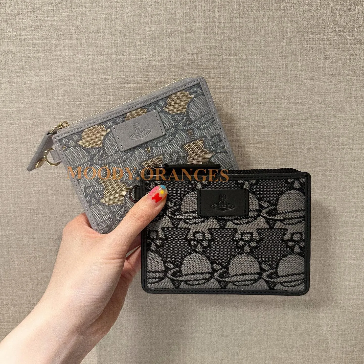 Vivienne Westwood Arrow Orb Jacqurad Wallet (Trifold/Carholder)