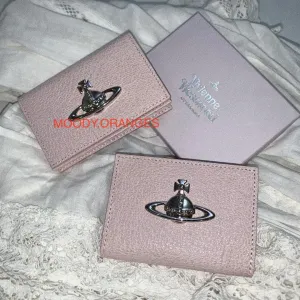 Vivienne Westwood Sakura Pink Cardholder & Mini Wallet