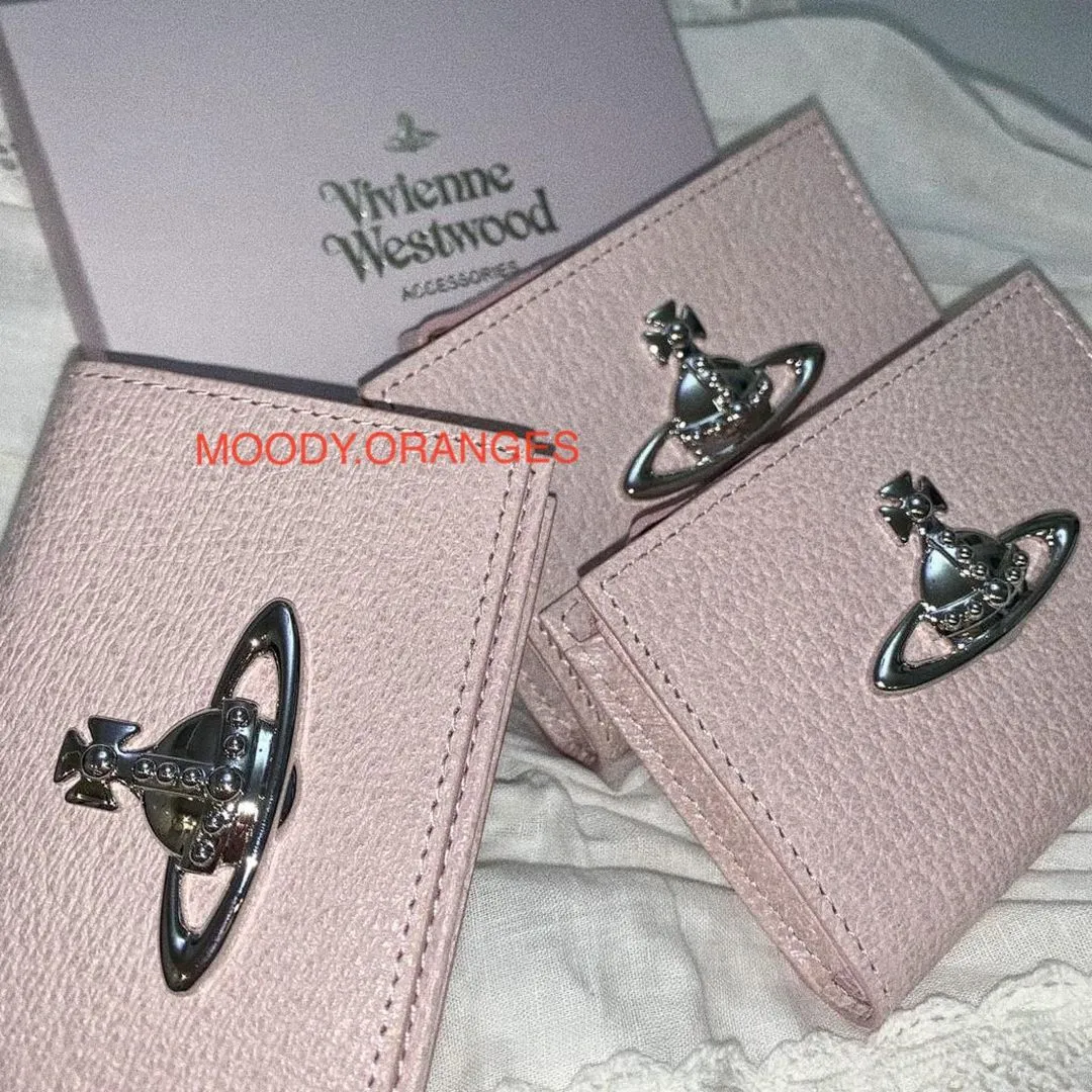 Vivienne Westwood Sakura Pink Cardholder & Mini Wallet