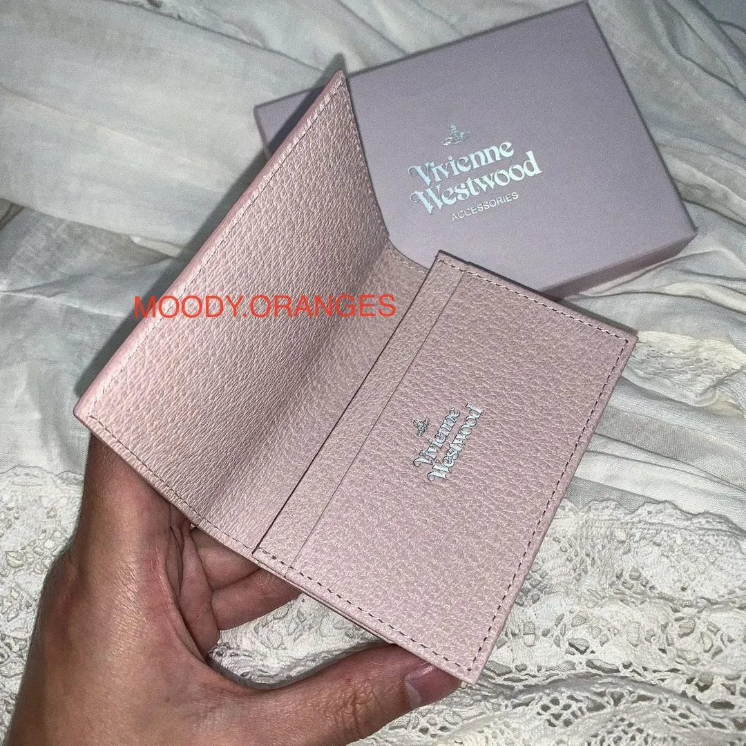 Vivienne Westwood Sakura Pink Cardholder & Mini Wallet