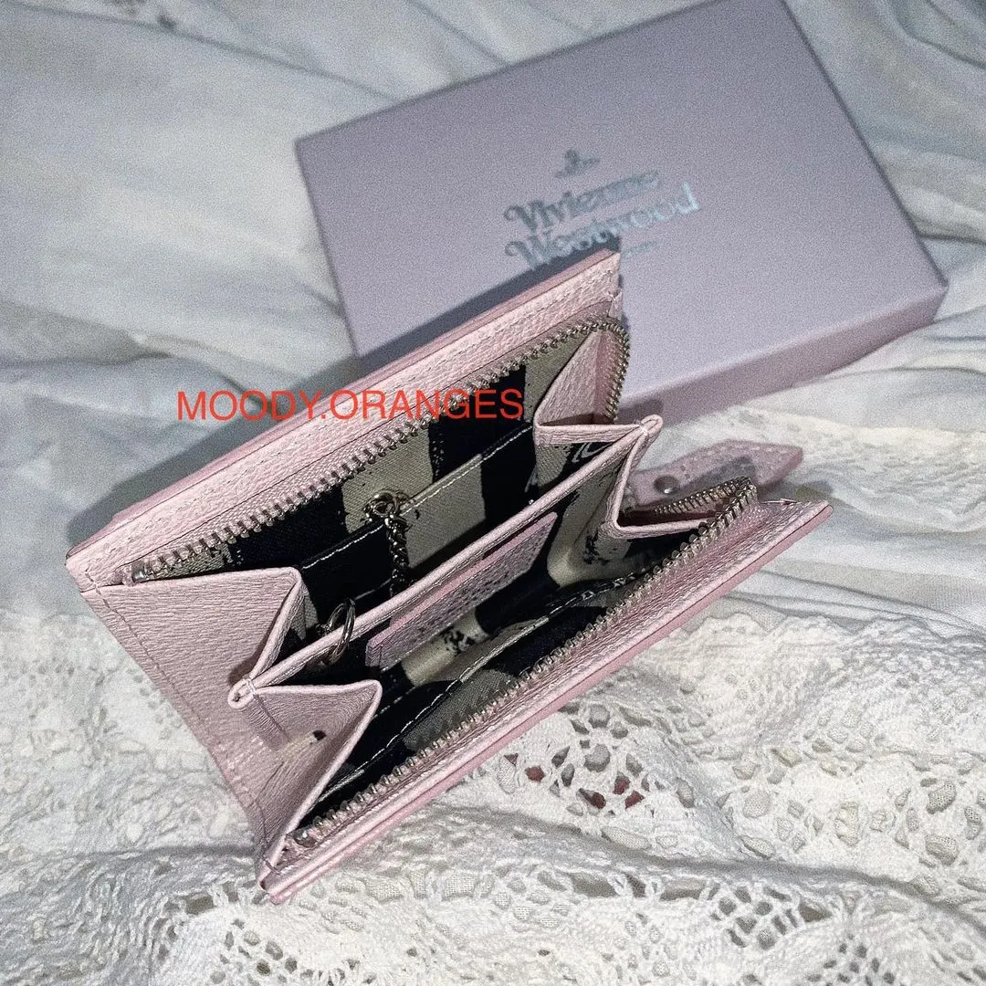 Vivienne Westwood Sakura Pink Cardholder & Mini Wallet