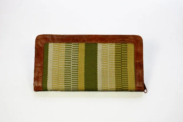 Wallets with handwoven fabric- COTTON