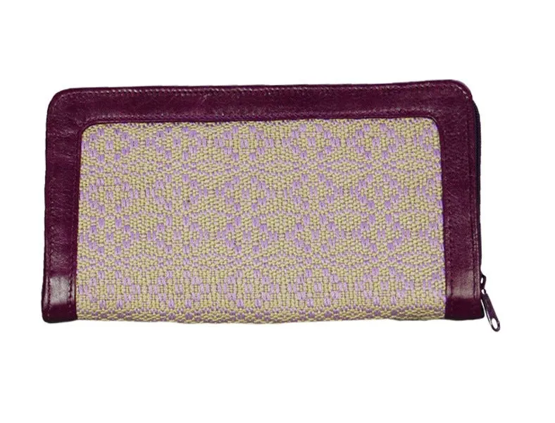 Wallets with handwoven fabric- COTTON