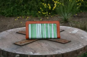 Wallets with handwoven fabric- COTTON