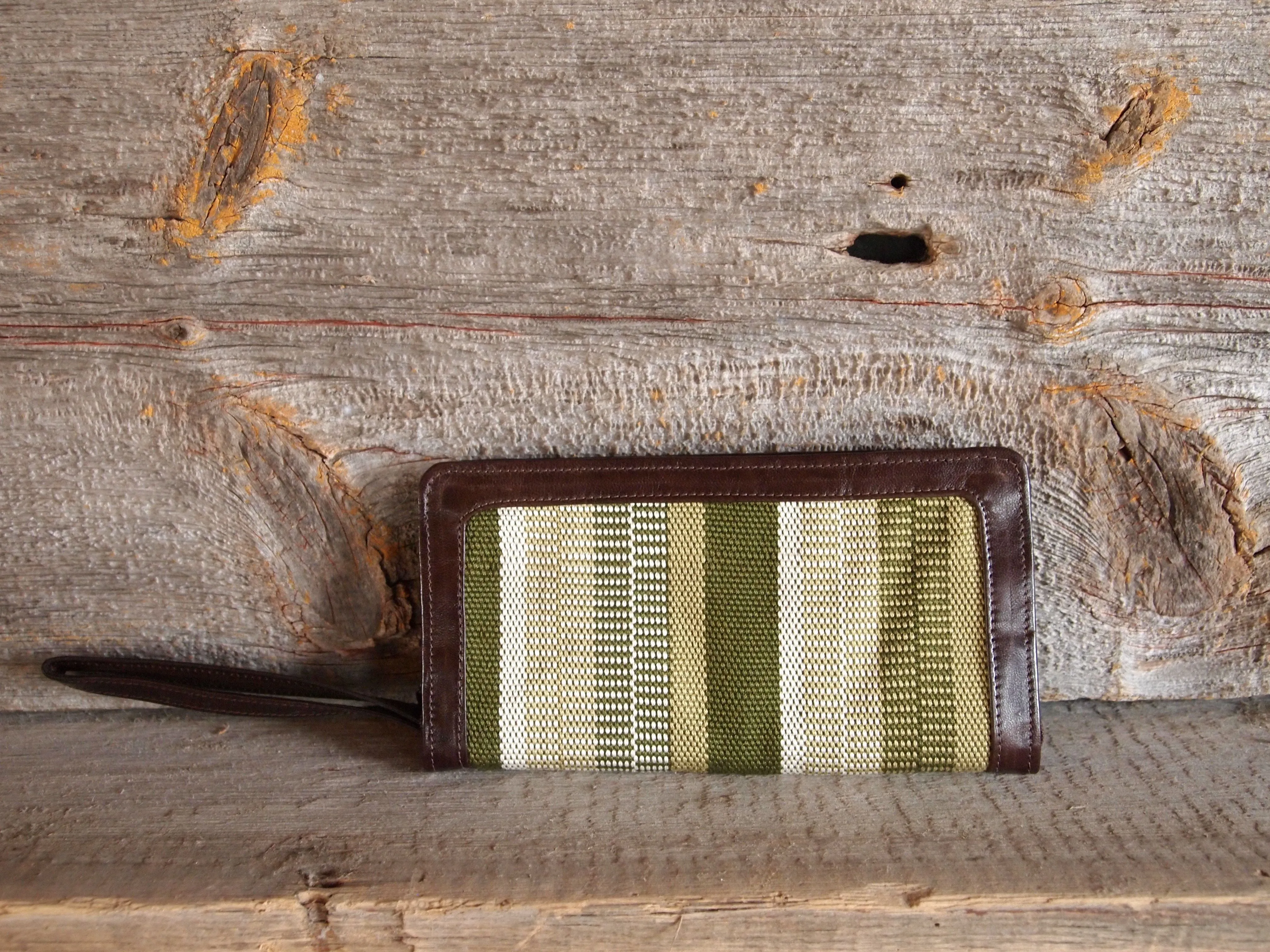Wallets with handwoven fabric- COTTON