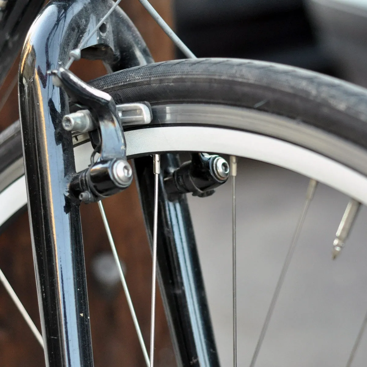 White Reflective Wheel Stripes
