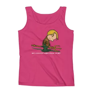 Why's Everybody Always Picking On Me? Fitted Tank Top