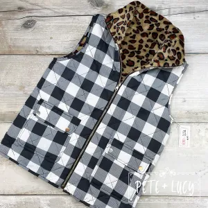 Wild About Plaid Adult Vest