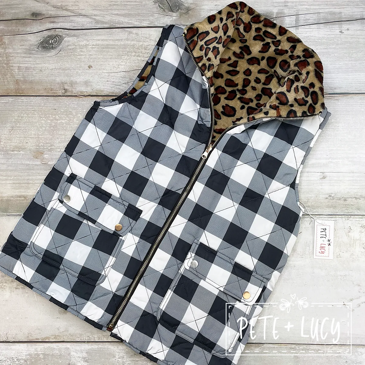 Wild About Plaid Adult Vest