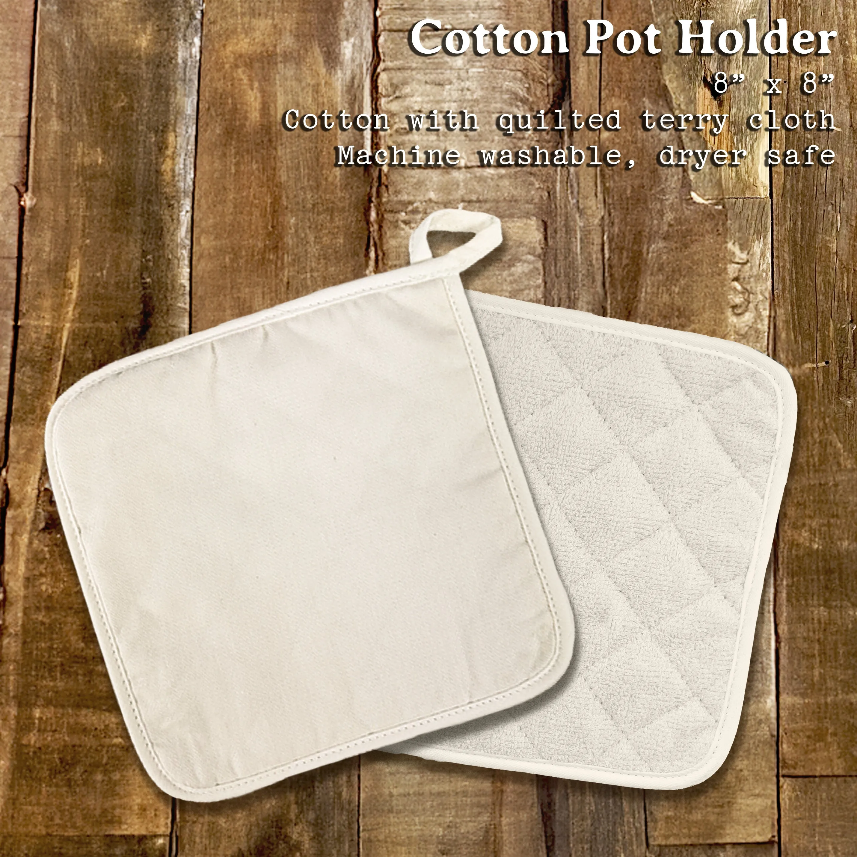 Winter Rabbit - Cotton Pot Holder