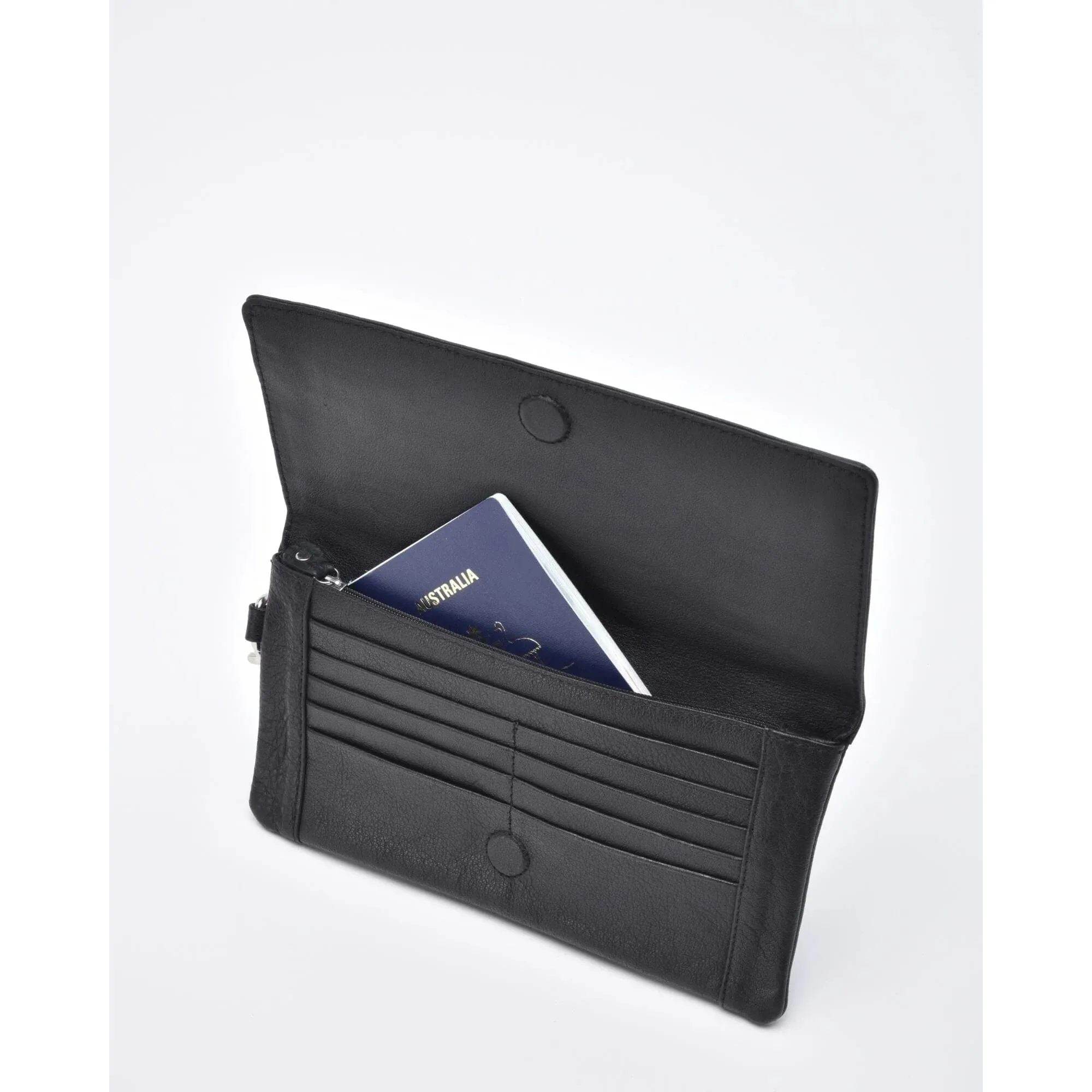 Wodonga Soft Leather Fold over Wallet