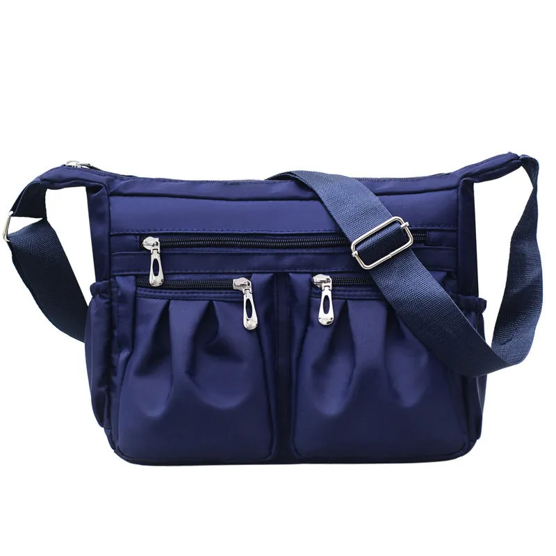 Women Nylon Multi-pocket Shoulder Bag Crossbody Bag Handbags