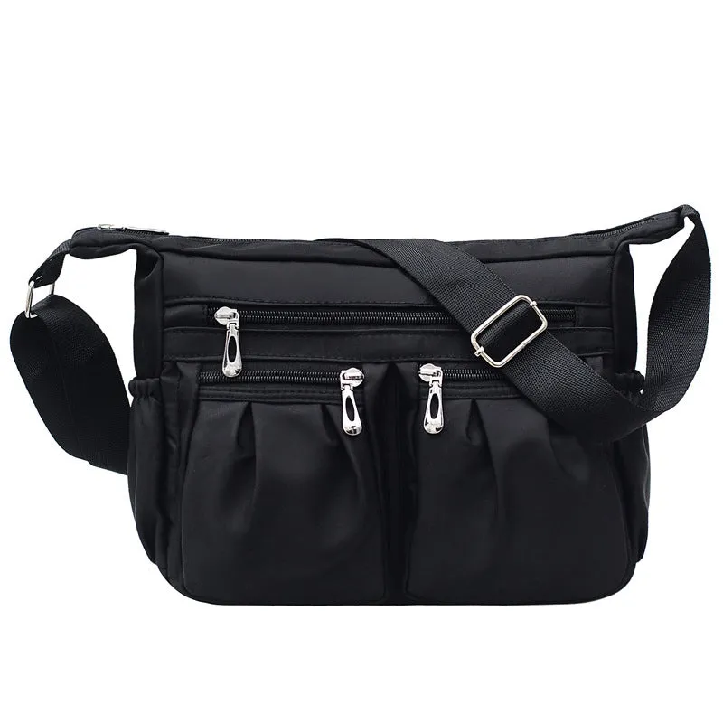 Women Nylon Multi-pocket Shoulder Bag Crossbody Bag Handbags