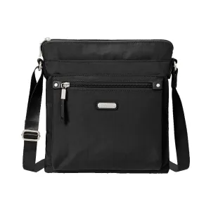 Women's Baggallini Go Bagg with RFID Phone Wristlet Black Nylon