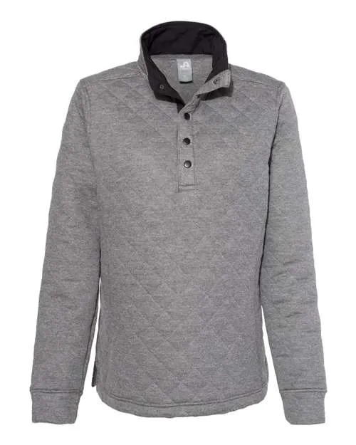 Women’s Quilted Snap Pullover