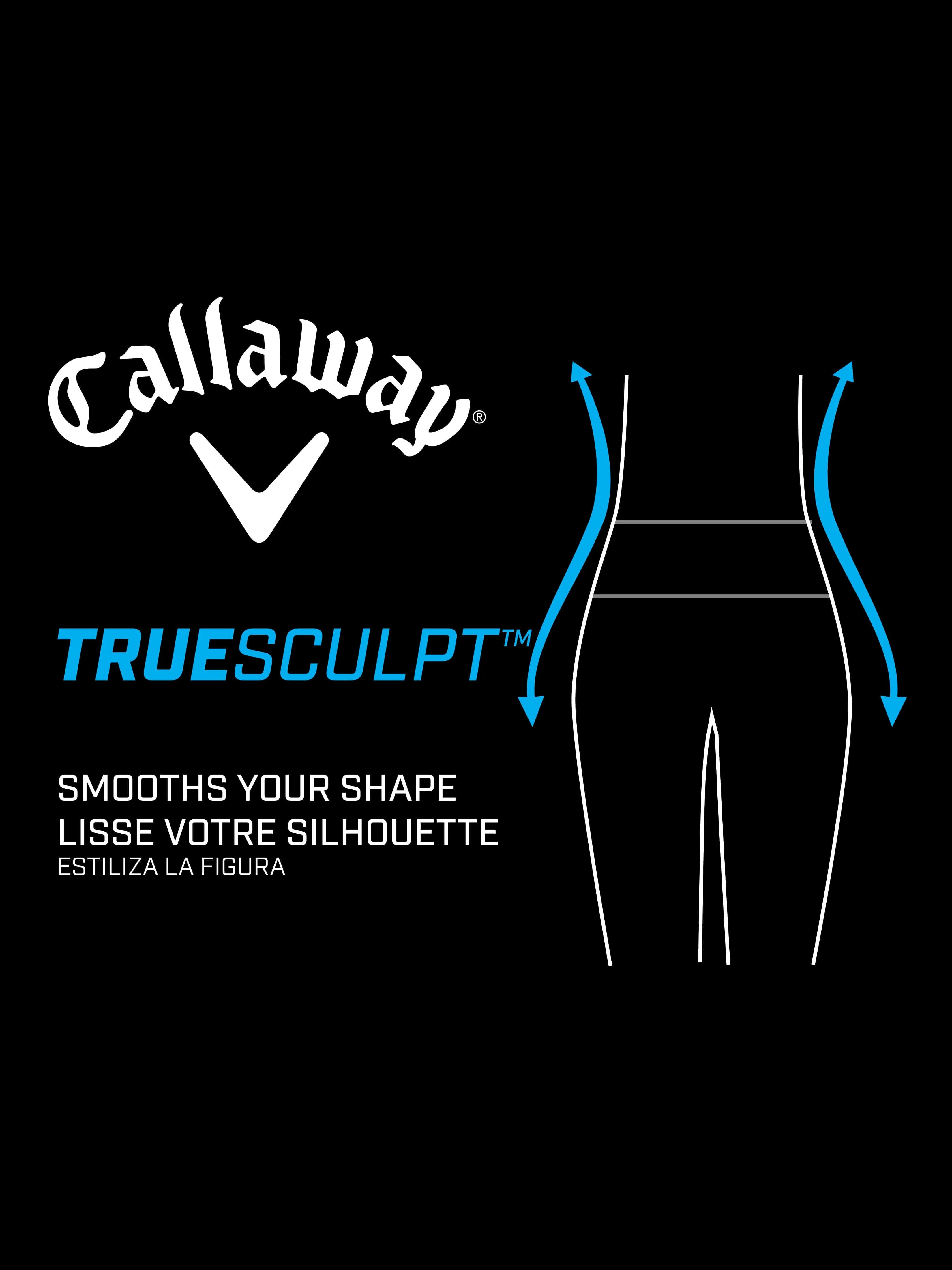 Womens Solid TrueSculpt™ Skort - Black