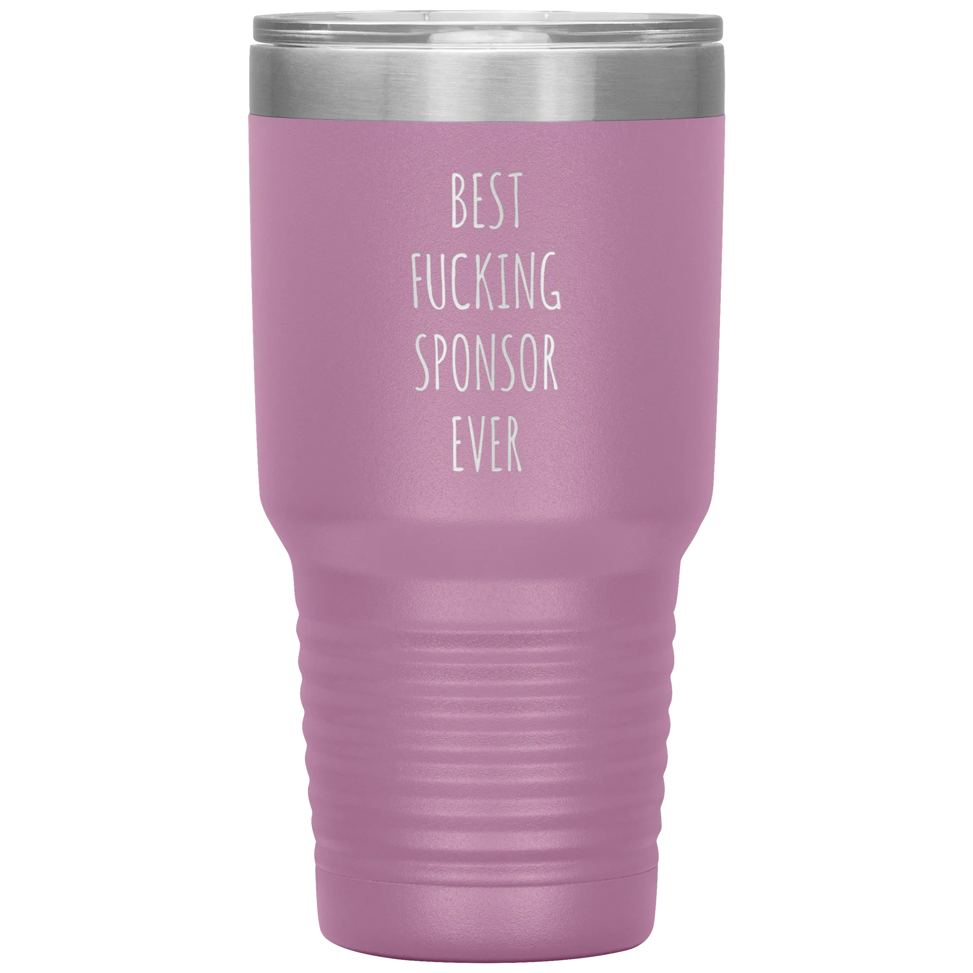 Worlds Best Sponsor Ever Funny AA Gifts for Sponsors Sobriety Soberversary Anniversary Tumbler Insulated Travel Coffee Cup BPA Free