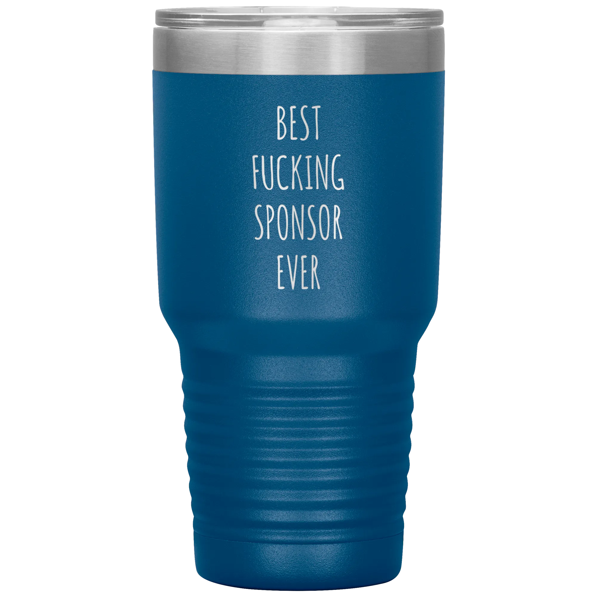 Worlds Best Sponsor Ever Funny AA Gifts for Sponsors Sobriety Soberversary Anniversary Tumbler Insulated Travel Coffee Cup BPA Free
