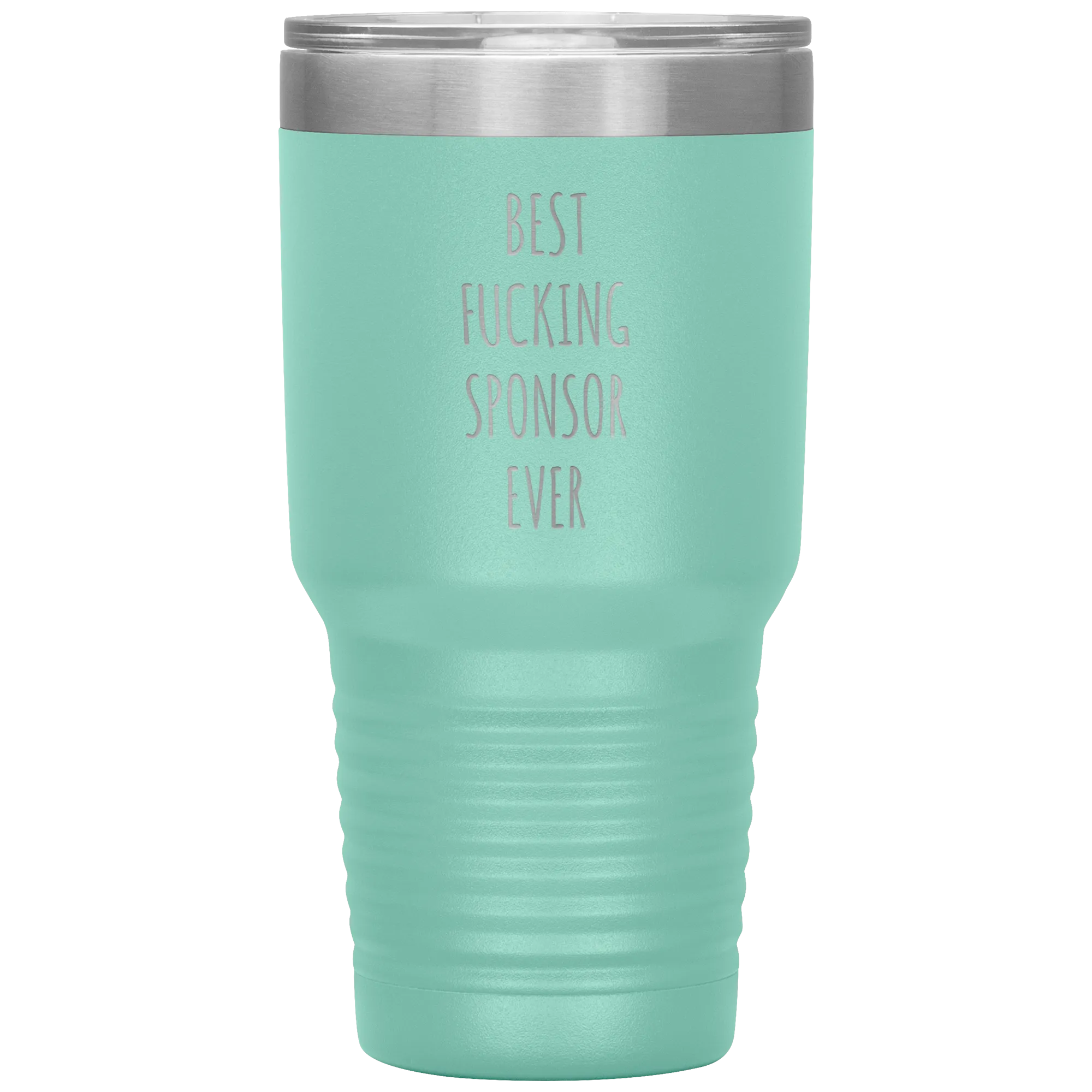 Worlds Best Sponsor Ever Funny AA Gifts for Sponsors Sobriety Soberversary Anniversary Tumbler Insulated Travel Coffee Cup BPA Free