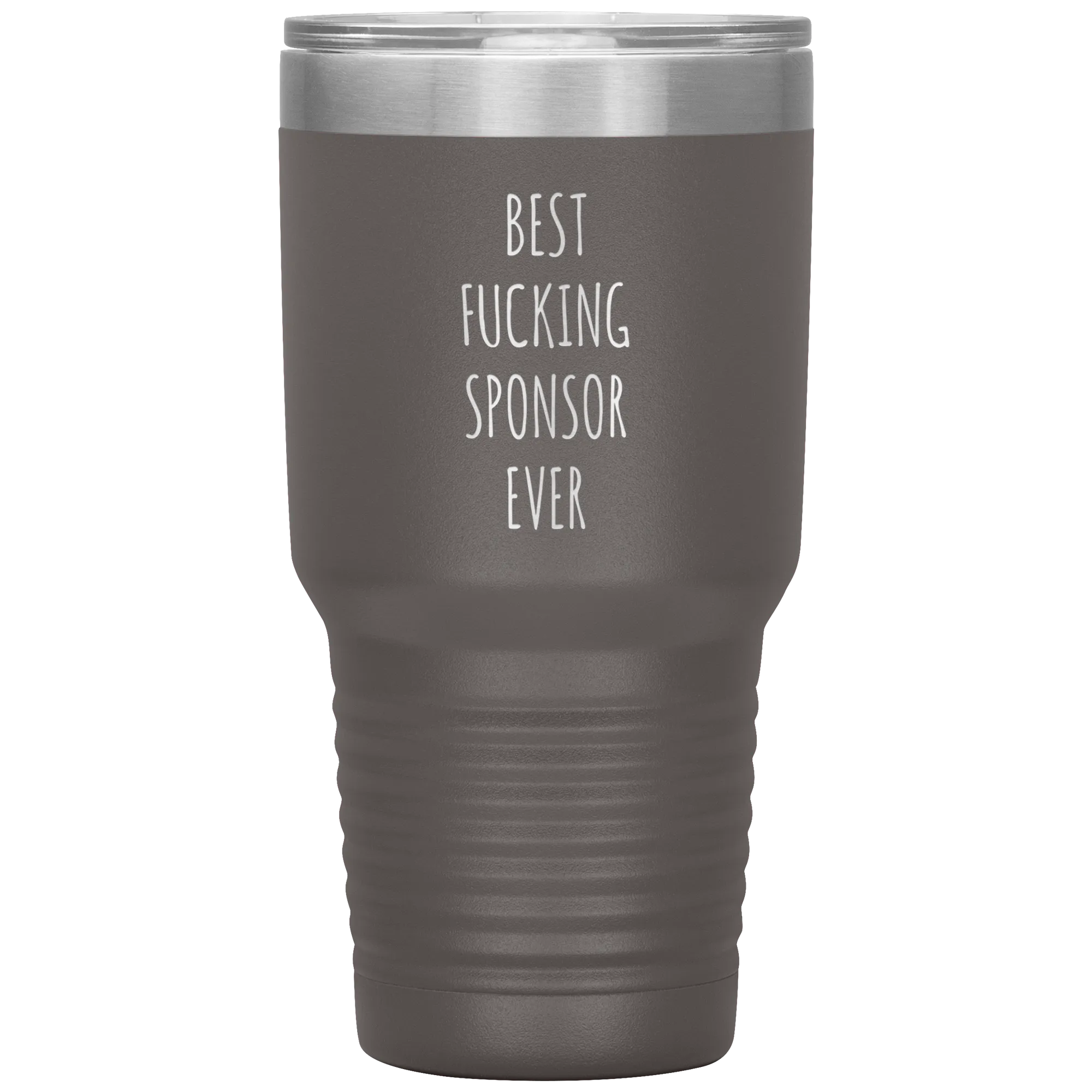 Worlds Best Sponsor Ever Funny AA Gifts for Sponsors Sobriety Soberversary Anniversary Tumbler Insulated Travel Coffee Cup BPA Free