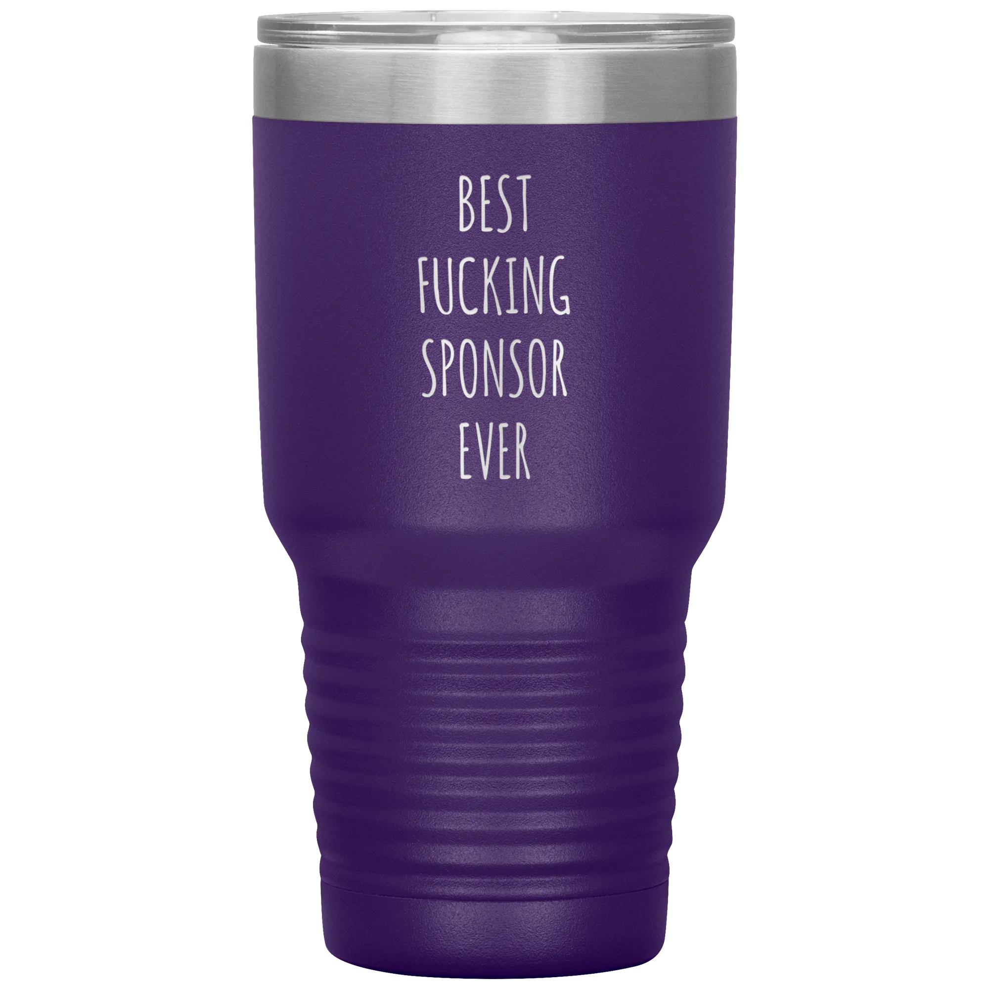Worlds Best Sponsor Ever Funny AA Gifts for Sponsors Sobriety Soberversary Anniversary Tumbler Insulated Travel Coffee Cup BPA Free