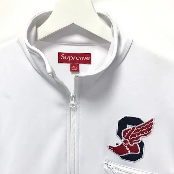 [XL] Supreme 'Polo S Wing' 2005 Track Jacket White