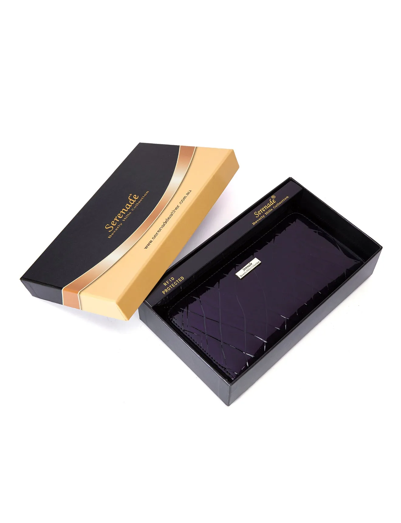 YOLANDA ZIP AROUND LEATHER RFID WALLET- WSF2716- NEW IN