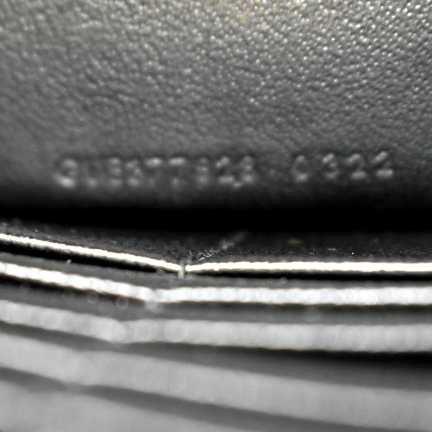 YVES SAINT LAURENT Cassandre Matelasse Chain Wallet Crossbody Bag Black
