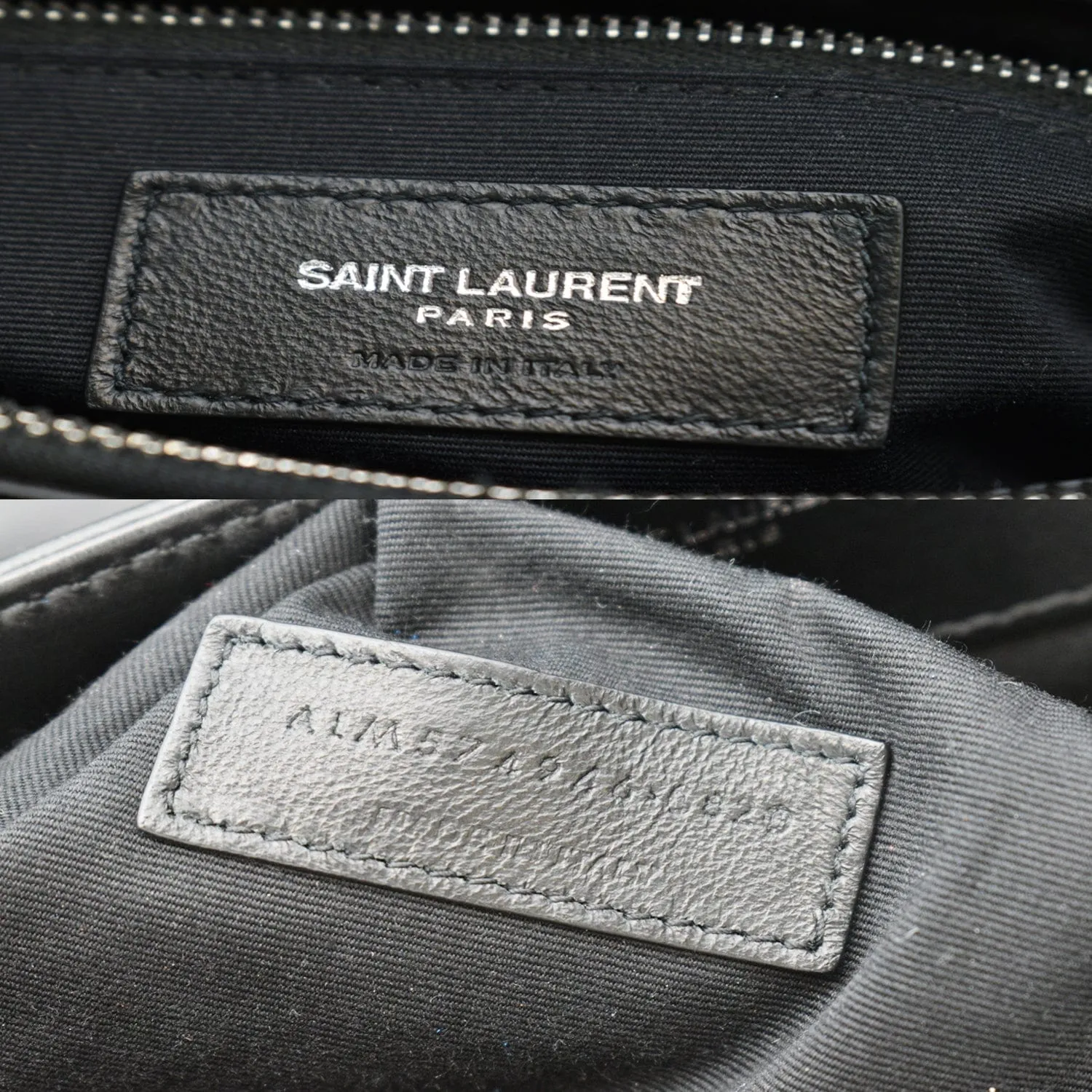 YVES SAINT LAURENT Medium Loulou Matelasse Leather Chain Shoulder Bag Black