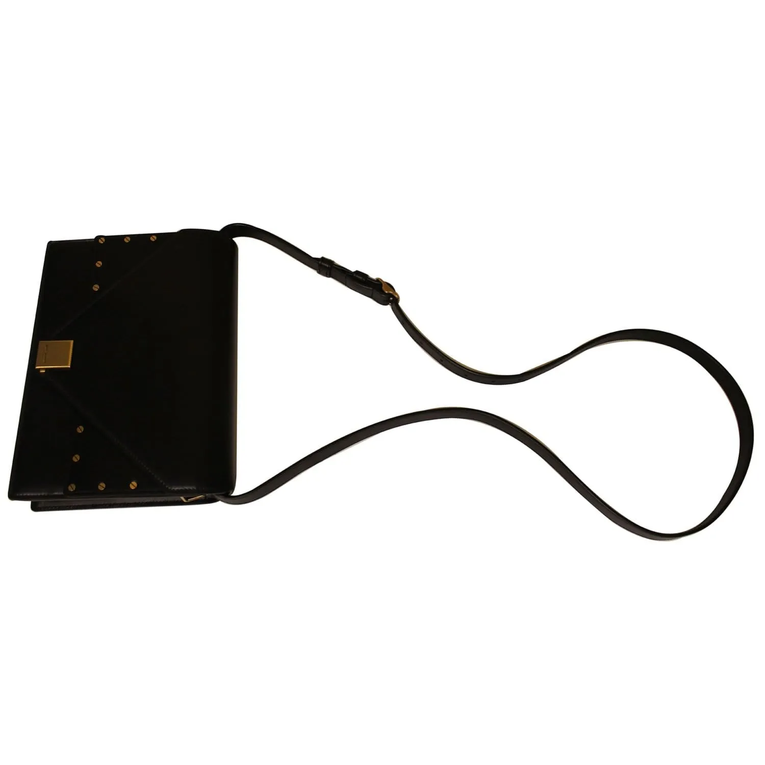 YVES SAINT LAURENT Small Margaux Leather Shoulder Bag Black - Last Call