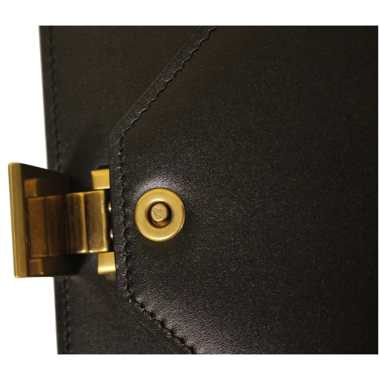 YVES SAINT LAURENT Small Margaux Leather Shoulder Bag Black - Last Call