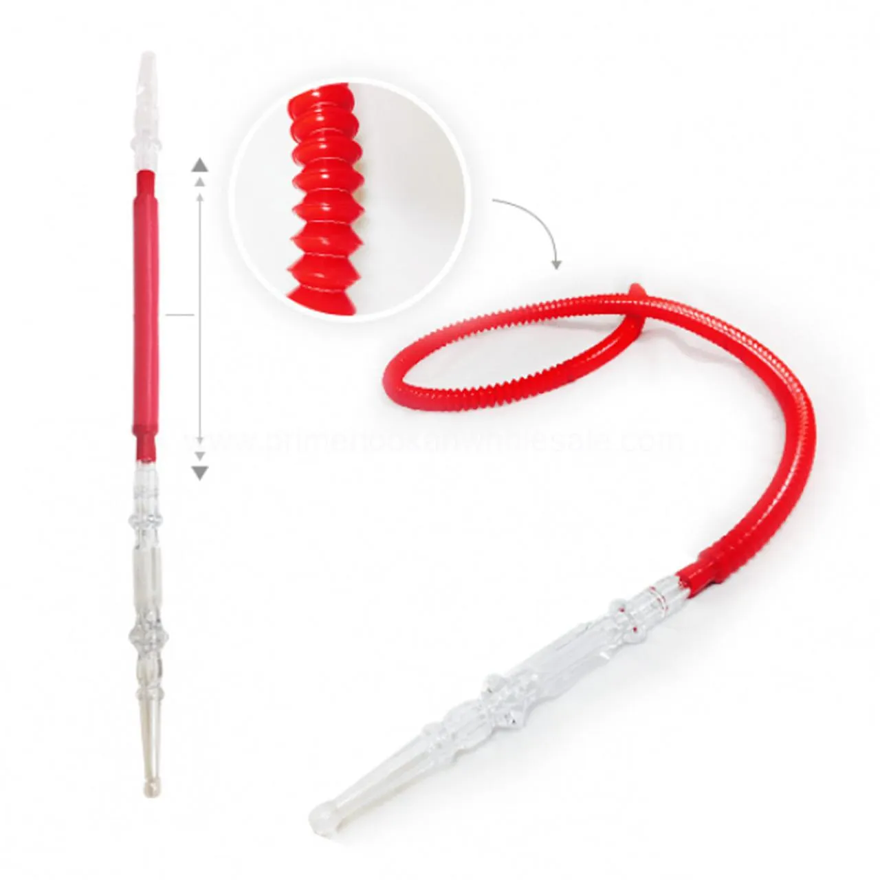 Zebra Smoke Magic Expandable Hookah Hose - Assorted Colors
