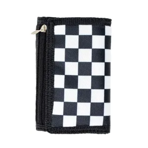Zomi Gems Canvas Checkered Wallet