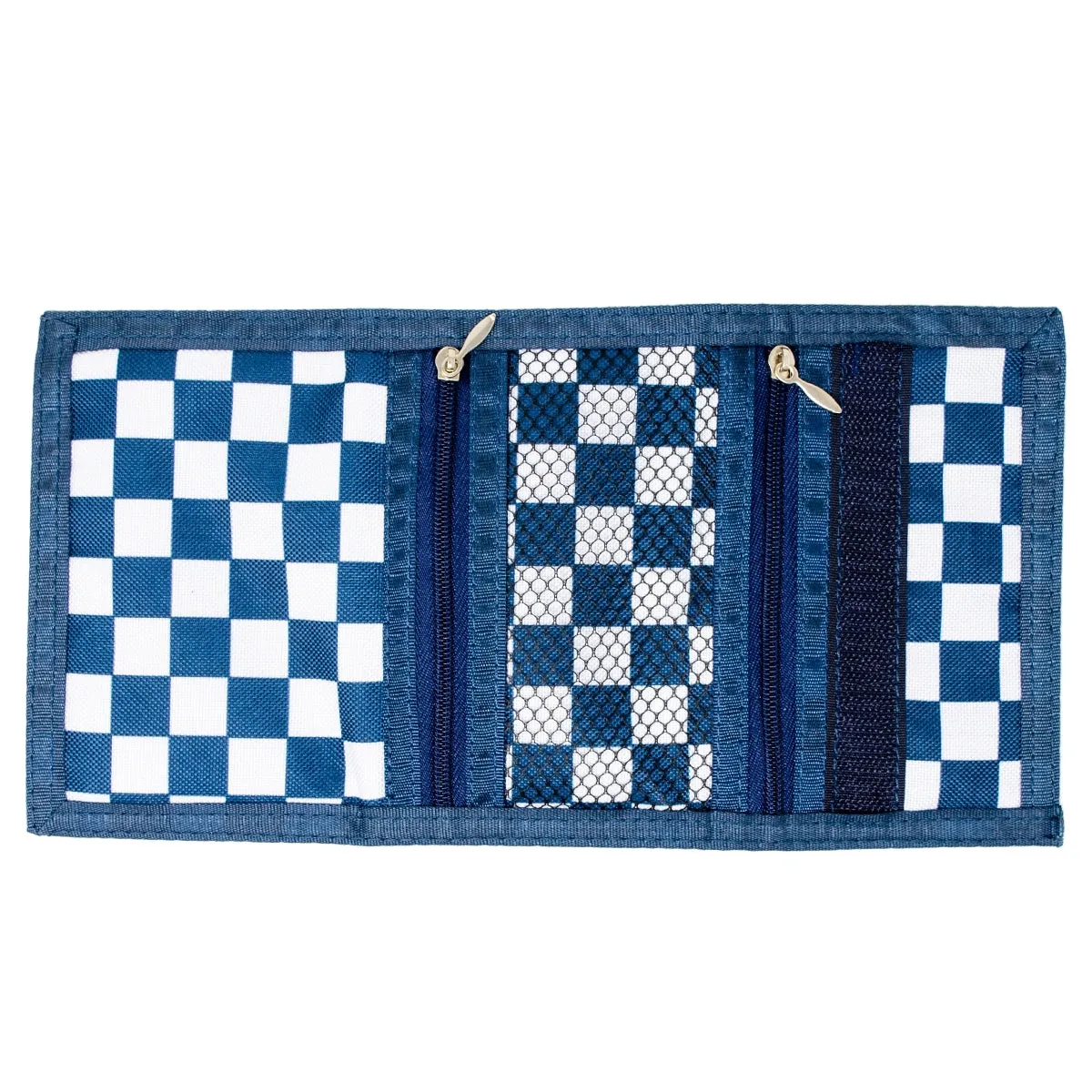 Zomi Gems Canvas Checkered Wallet