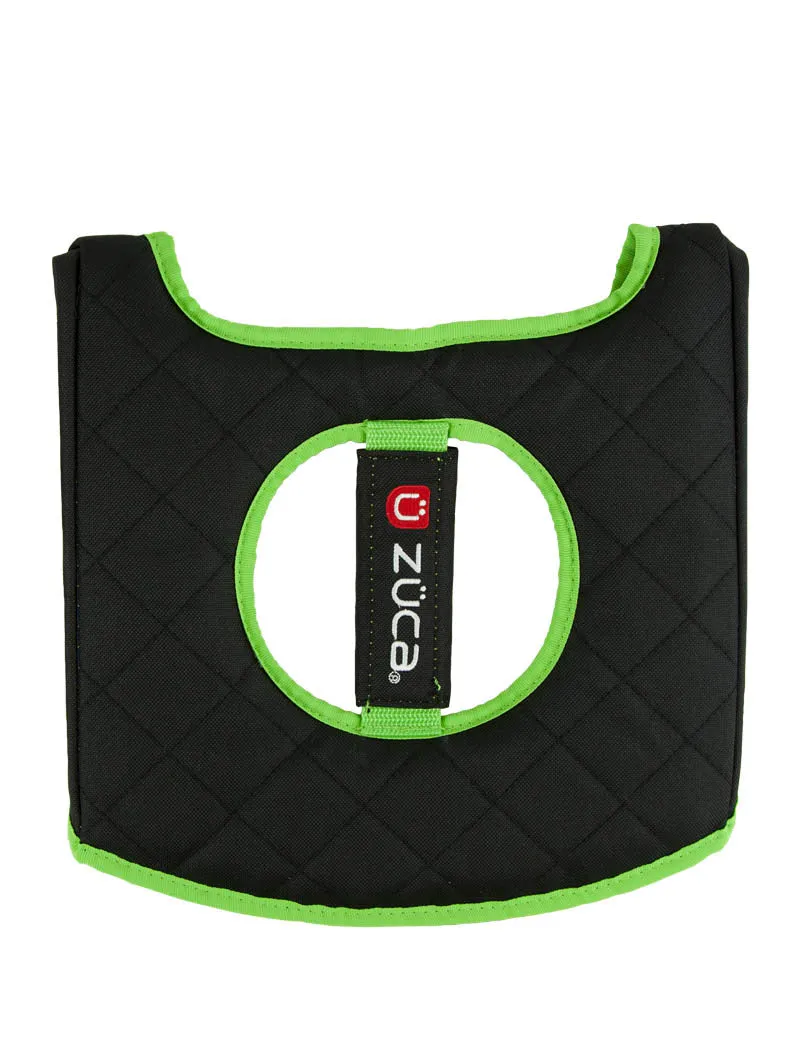 Zuca Seat Cushion  - Green & Black -