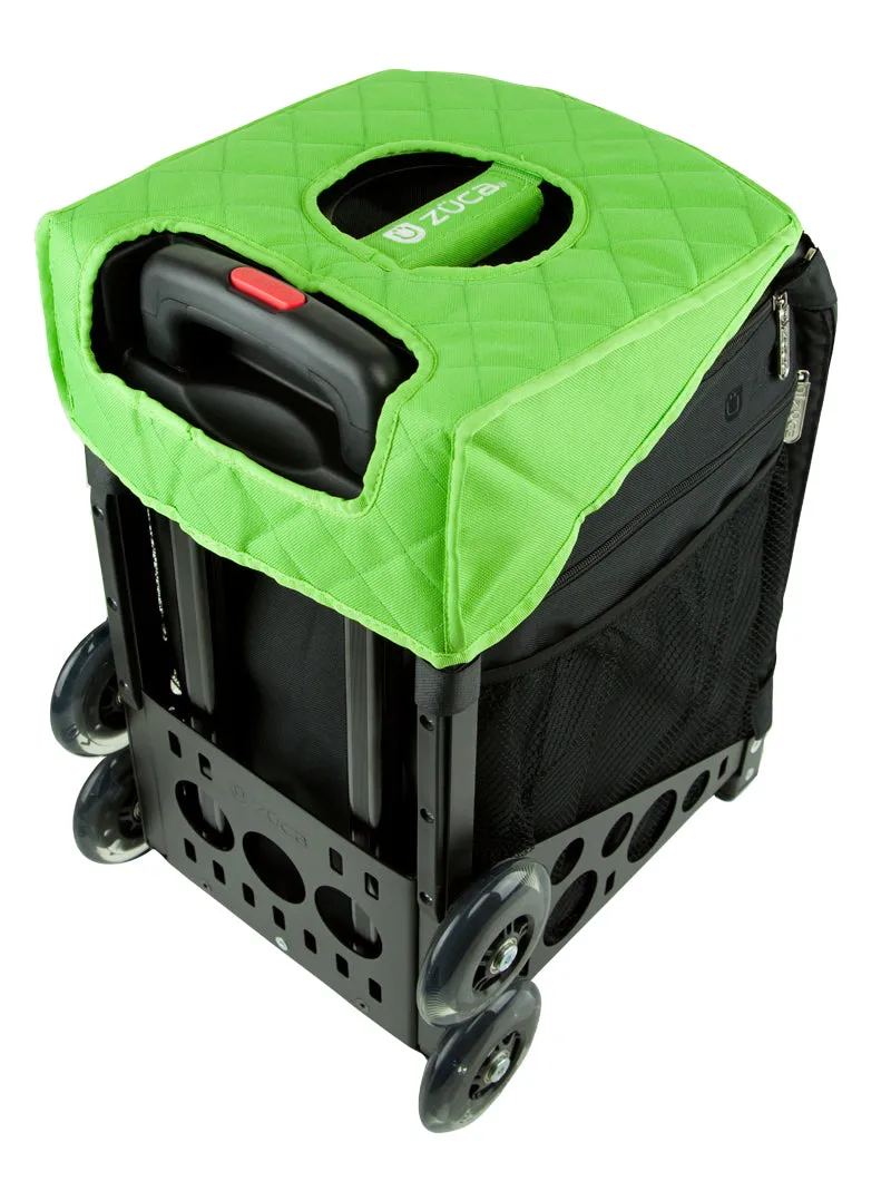 Zuca Seat Cushion  - Green & Black -