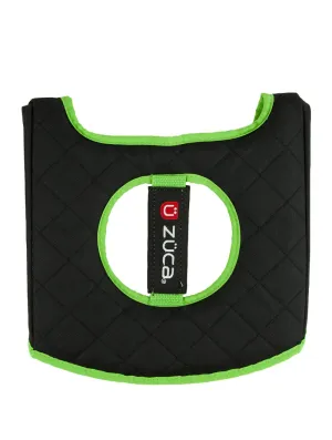Zuca Seat Cushion  - Green & Black -